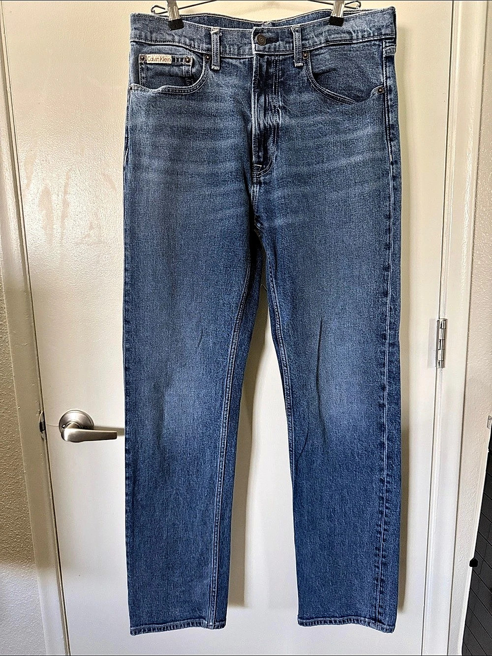 Calvin Klein Straight Jeans in Blue
